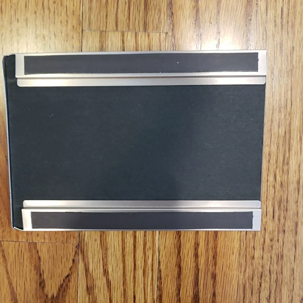 NWT - In Pkg/Wrap- (8) Vintage Silver Photo Magnets - Variety Of Sizes